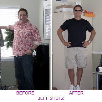 Jeff Stutz before and after